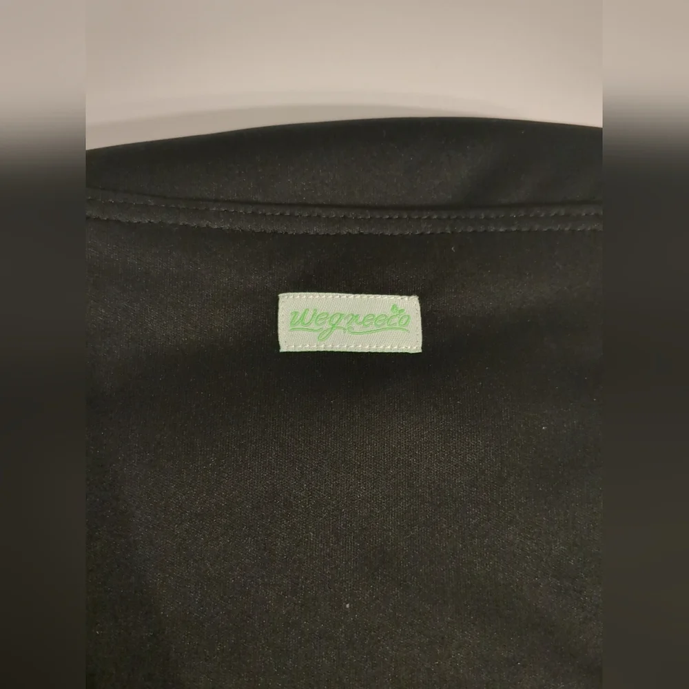 Wegreeco Washable Male Dog Belly Wrap - Pack of 2 - Black Size Large NWOT